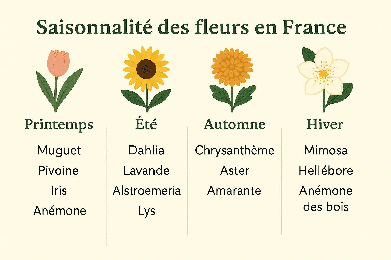 La Saisonnalité des Fleurs : Un Rythme Naturel Essentiel image for La Saisonnalité des Fleurs : Un Rythme Naturel Essentiel